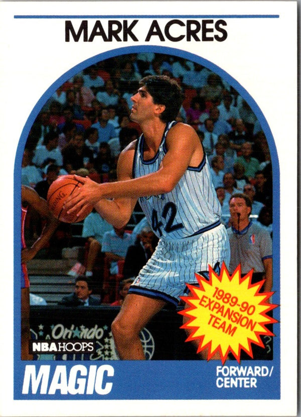 1989 Hoops Mark Acres #307
