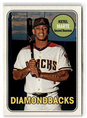 2018 Topps Heritage Ketel Marte #504