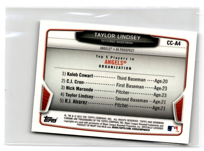 2012 Bowman Chrome Mini Taylor Lindsey