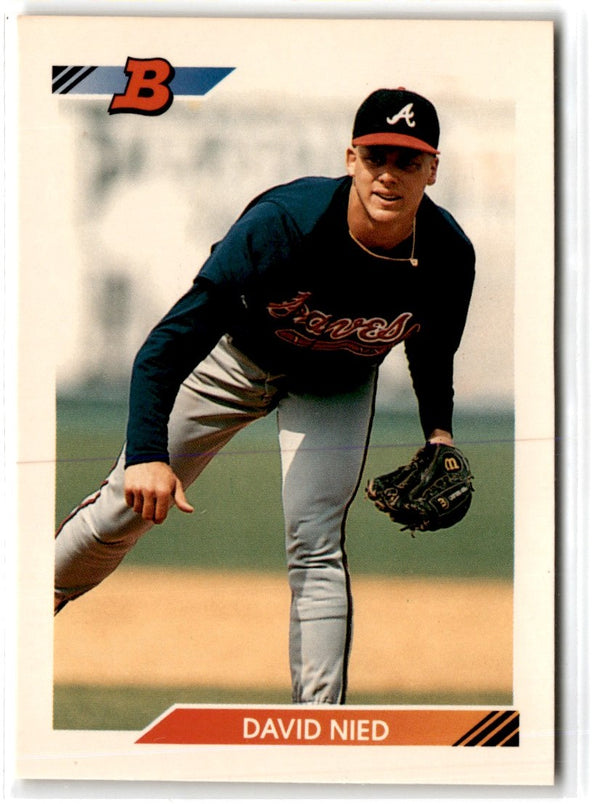 1992 Bowman David Nied #504 Rookie