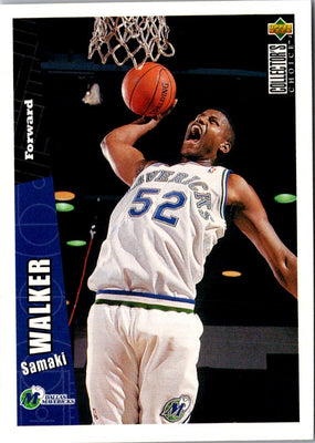 1996 Collector's Choice Samaki Walker #232 Rookie