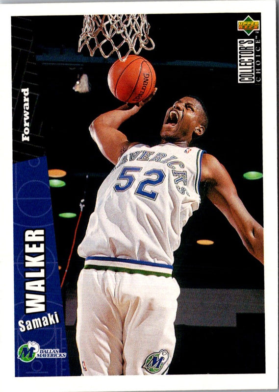 1996 Collector's Choice Samaki Walker #232 Rookie