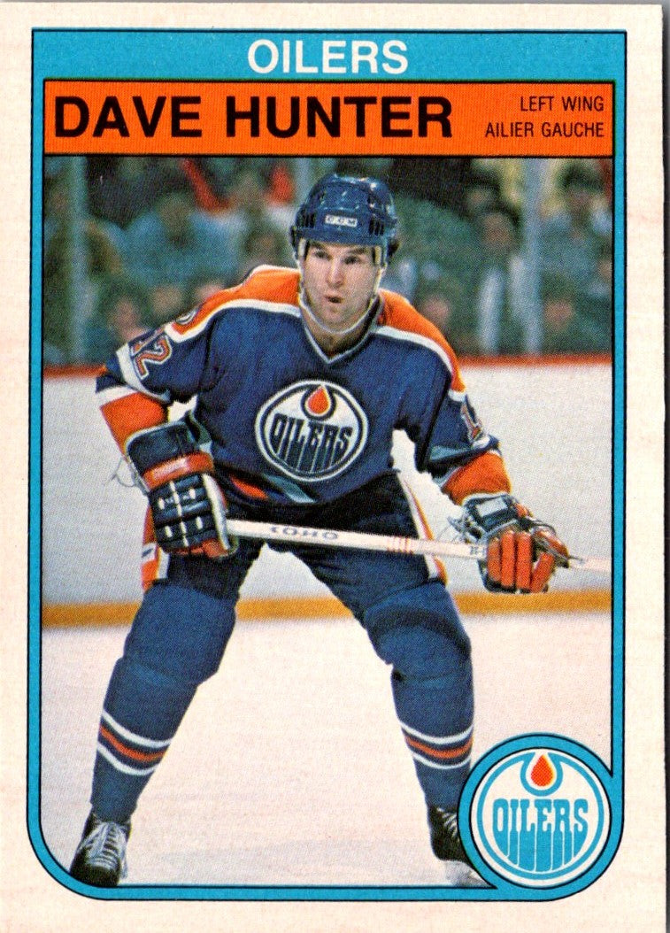 1982 O-Pee-Chee Dave Hunter