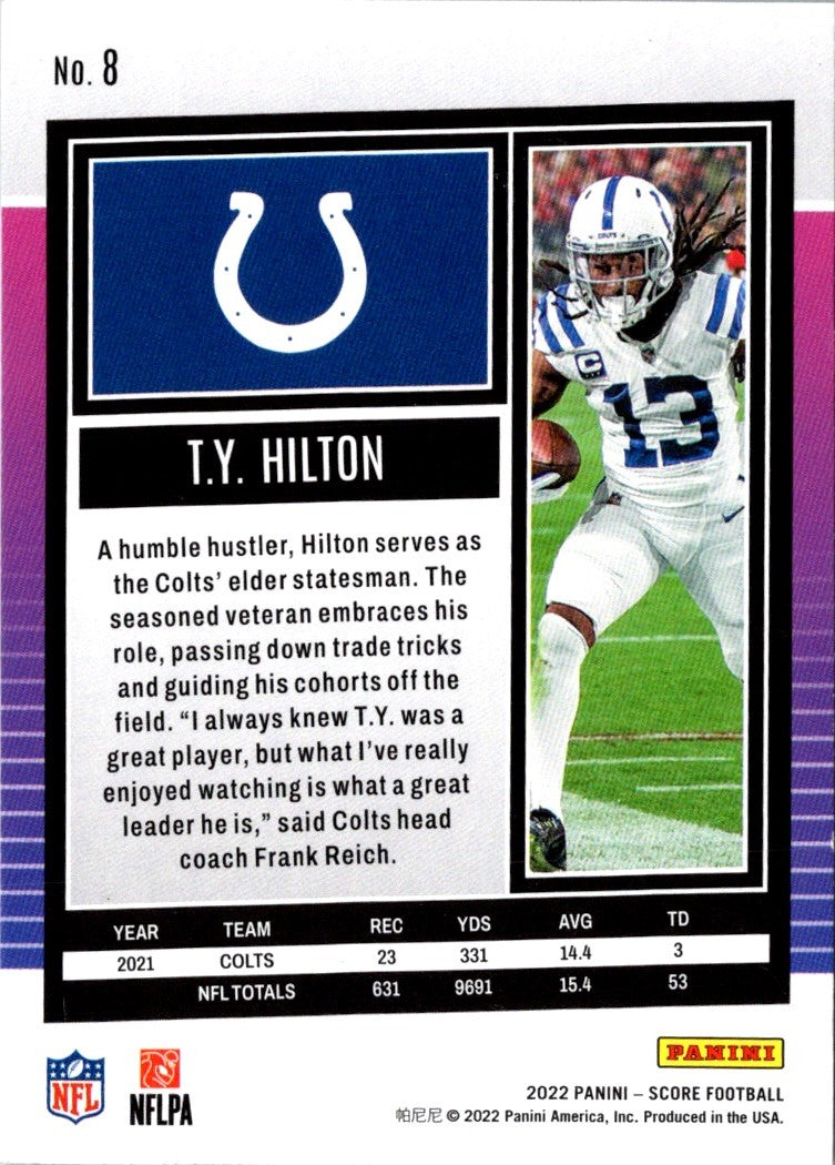 2022 Score T.Y. Hilton