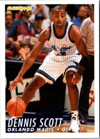 1994 Fleer Sharpshooters Dennis Scott #9