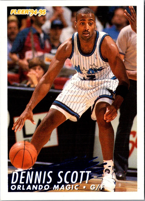 1994 Fleer Sharpshooters Dennis Scott #9