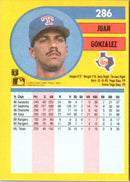 1991 Fleer Juan Gonzalez