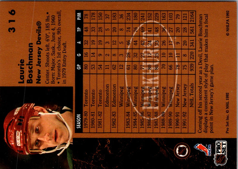 1991 Parkhurst Laurie Boschman