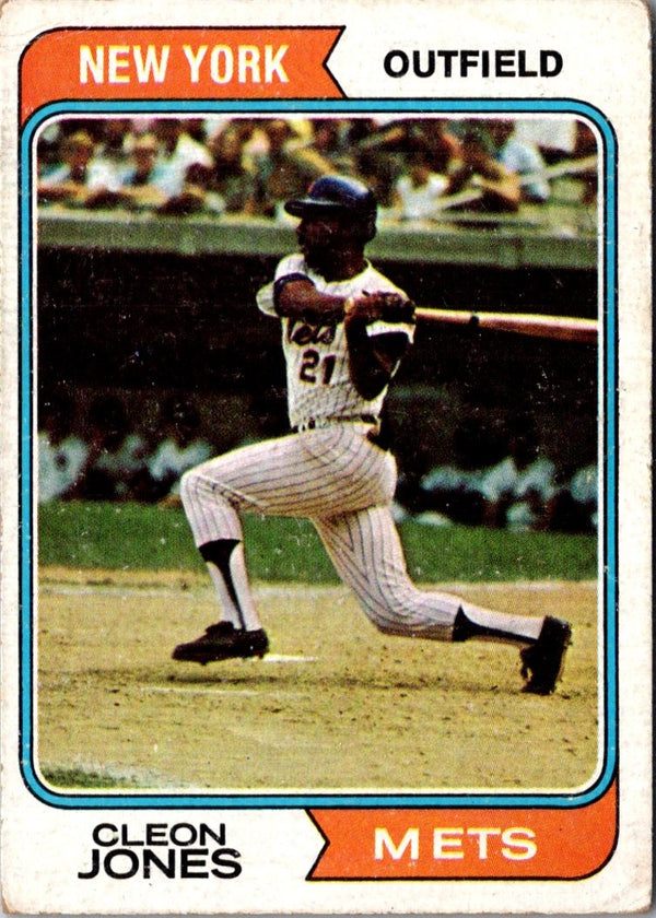 1974 Topps Cleon Jones #245