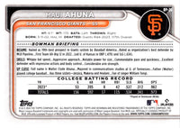 2024 Bowman Prospects Maui Ahuna #BP-26