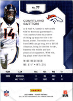 2021 Panini Playoff Courtland Sutton #77