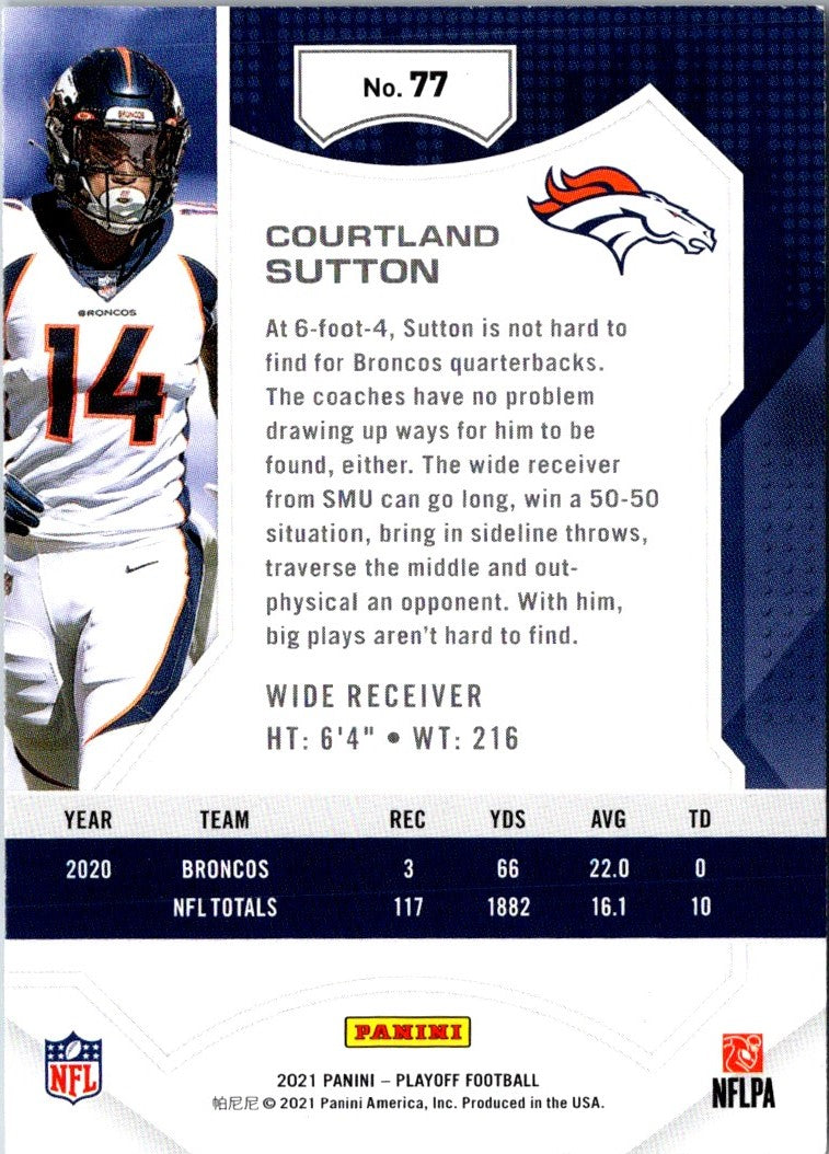 2021 Panini Playoff Courtland Sutton