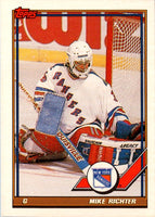 1991 Topps Mike Richter #91