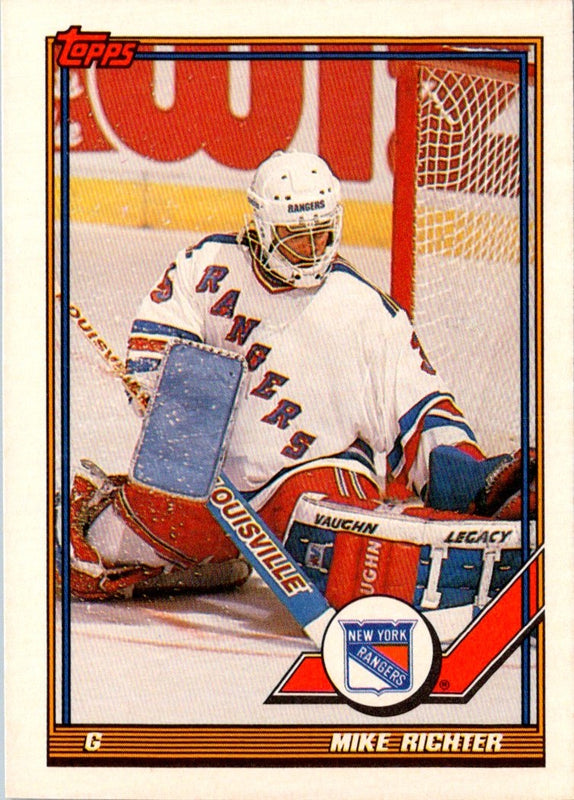 1991 Topps Mike Richter #91