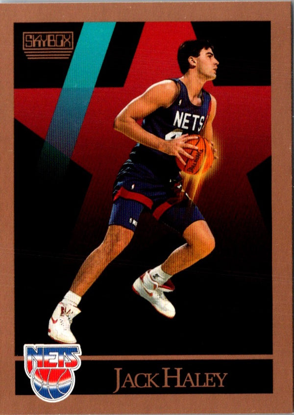 1990 SkyBox Jack Haley #180 Rookie