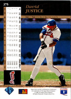 1994 Upper Deck Electric Diamond David Justice #375