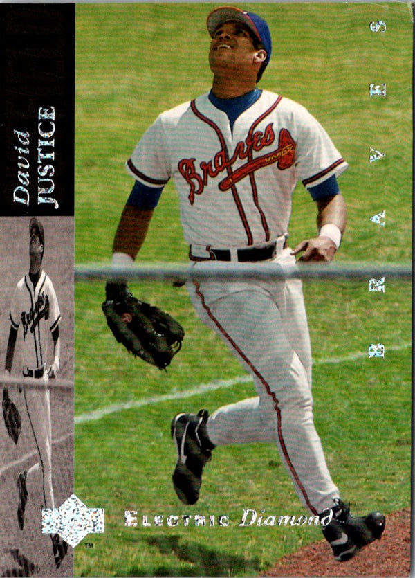 1994 Upper Deck Electric Diamond David Justice #375