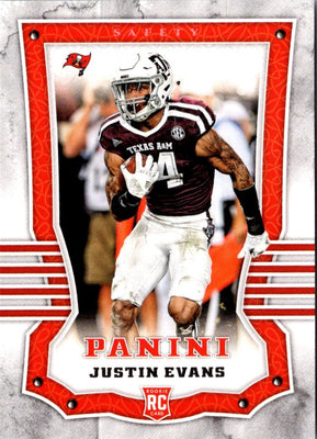 2017 Panini Justin Evans #154 Rookie