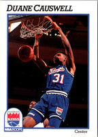 1991 Hoops Duane Causwell #182 Rookie