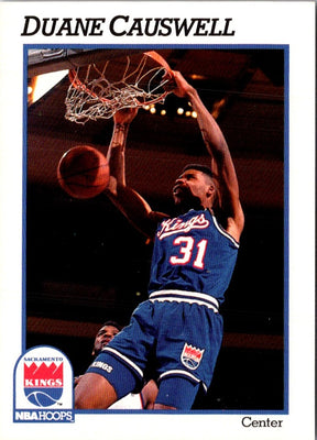 1991 Hoops Duane Causwell #182 Rookie