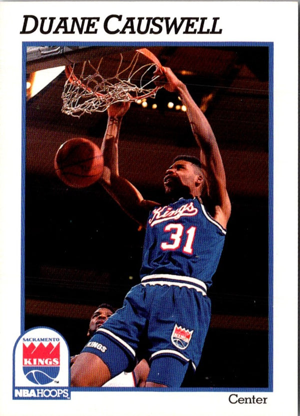 1991 Hoops Duane Causwell #182 Rookie