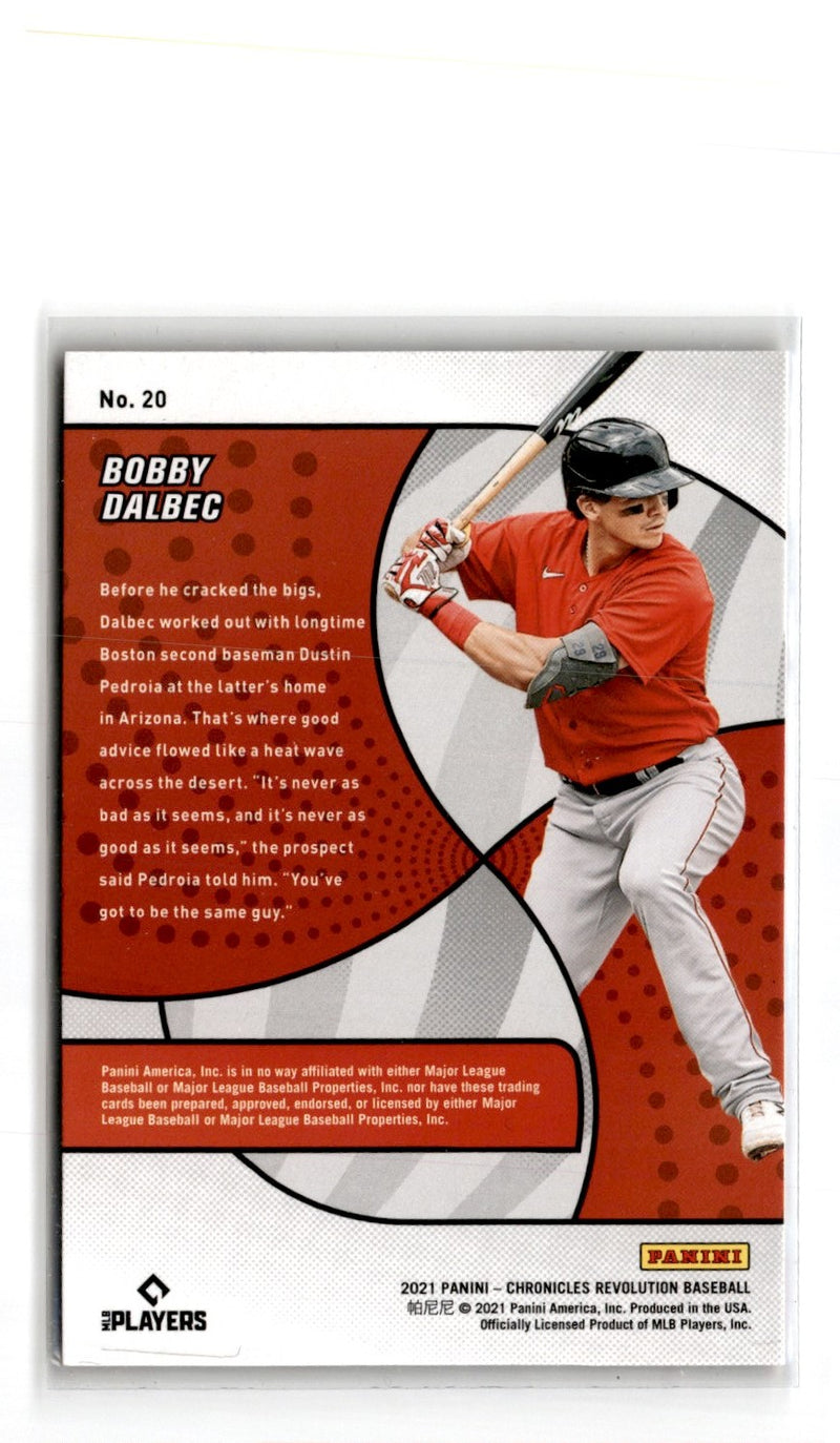 2021 Panini Chronicles Revolution Bobby Dalbec