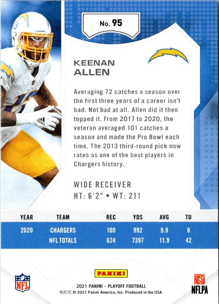 2021 Panini Playoff Keenan Allen