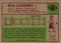 1984 Topps Mick Luckhurst #217