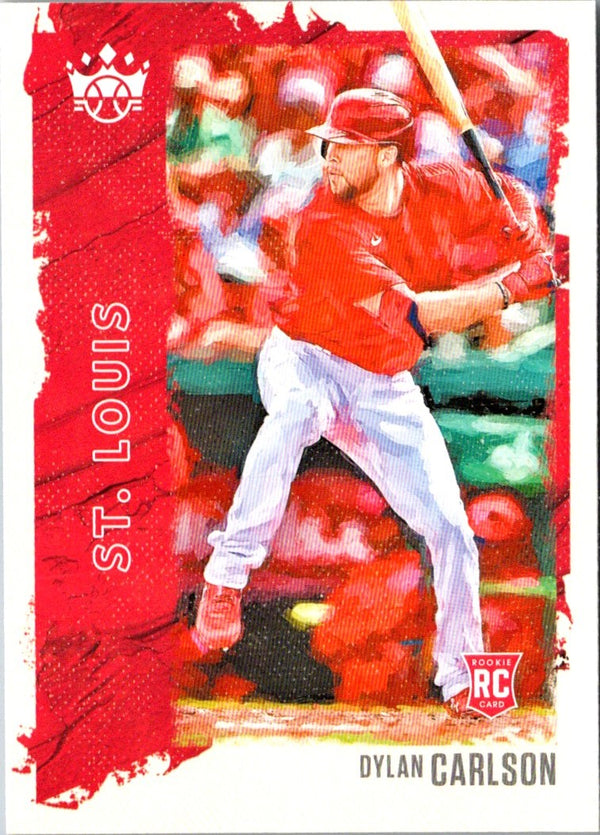 2021 Panini Diamond Kings Red Frame Dylan Carlson #64