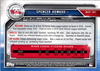 2019 Bowman Chrome Prospects Spencer Howard #BCP-161