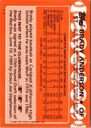 1988 Topps Traded Brady Anderson