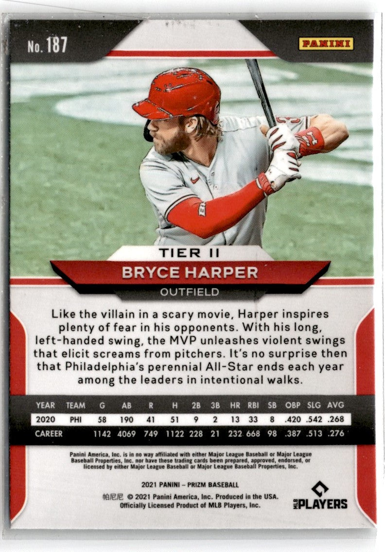 2021 Panini Prizm Bryce Harper