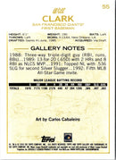 2018 Topps Gallery Will Clark