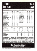 1992 Conlon Collection TSN Joe Bush