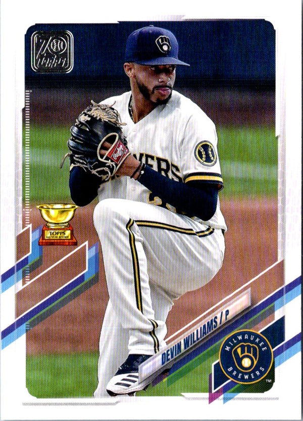 2021 Topps Blue Devin Williams #485