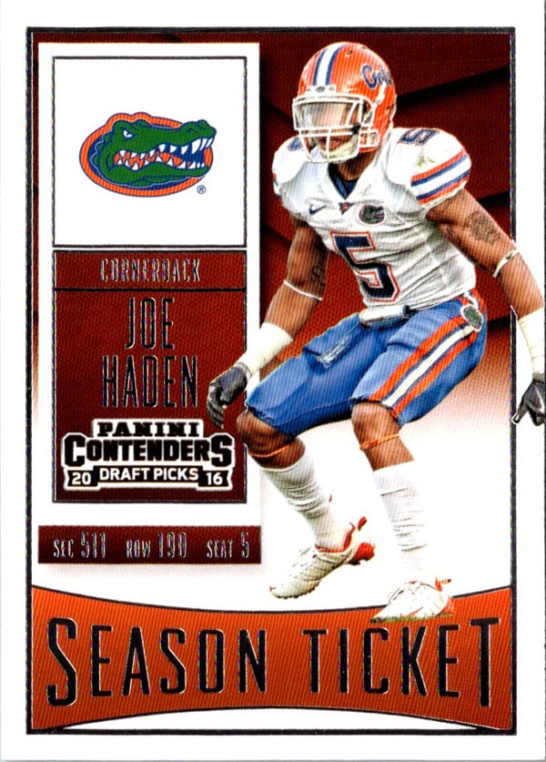 2016 Panini Contenders Draft Picks Joe Haden #52