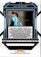 2023 Panini Prizm Blue Ice Jacob Berry #18