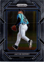 2023 Panini Prizm Blue Ice Jacob Berry #18