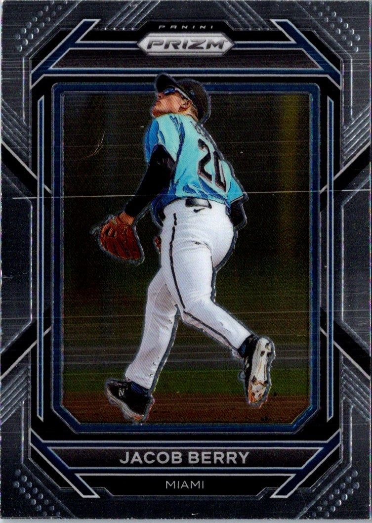 2023 Panini Prizm Blue Ice Jacob Berry