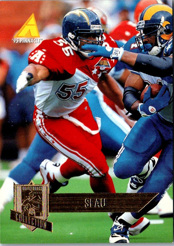 1995 Pinnacle Club Collection Junior Seau #221