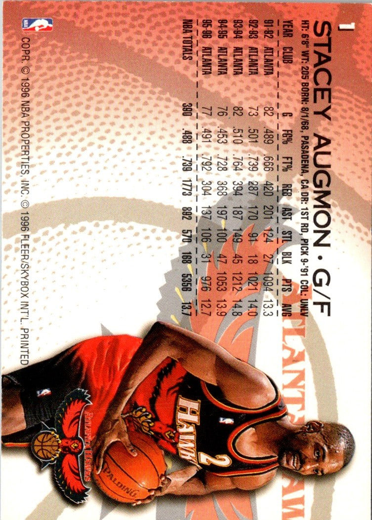 1996 Fleer Stacey Augmon