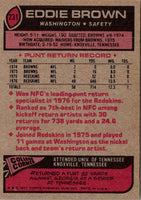 1977 Topps Eddie Brown #231 Rookie