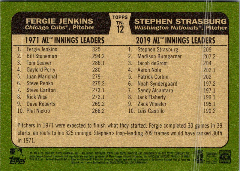 2014 Topps Stephen Strasburg