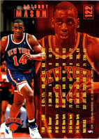 1995 Fleer European Anthony Mason #122
