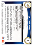 2011 Topps St. Louis Rams (Sam Bradford/Steven Jackson)