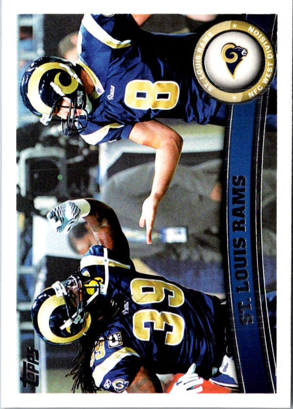 2011 Topps St. Louis Rams (Sam Bradford/Steven Jackson) #2