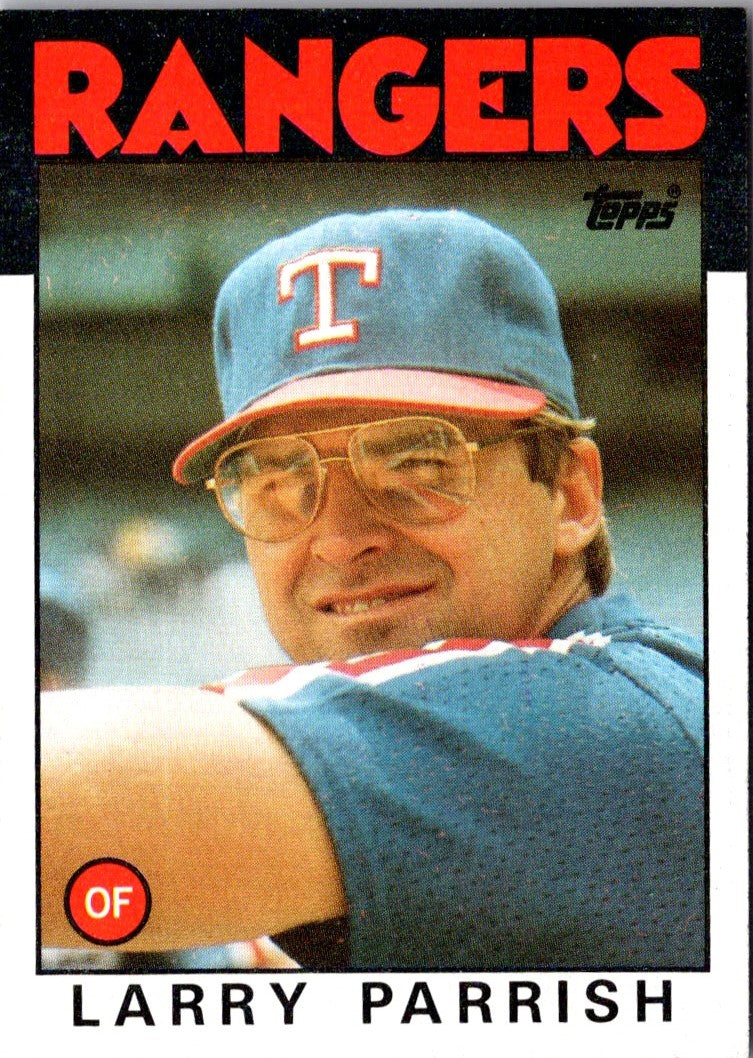 1986 Topps Larry Parrish