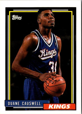 1992 Topps Gold Duane Causwell #323