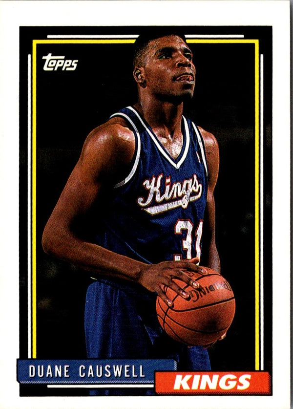 1992 Topps Gold Duane Causwell #323
