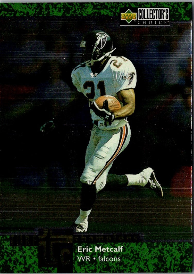 1997 Collector's Choice Turf Champions Eric Metcalf